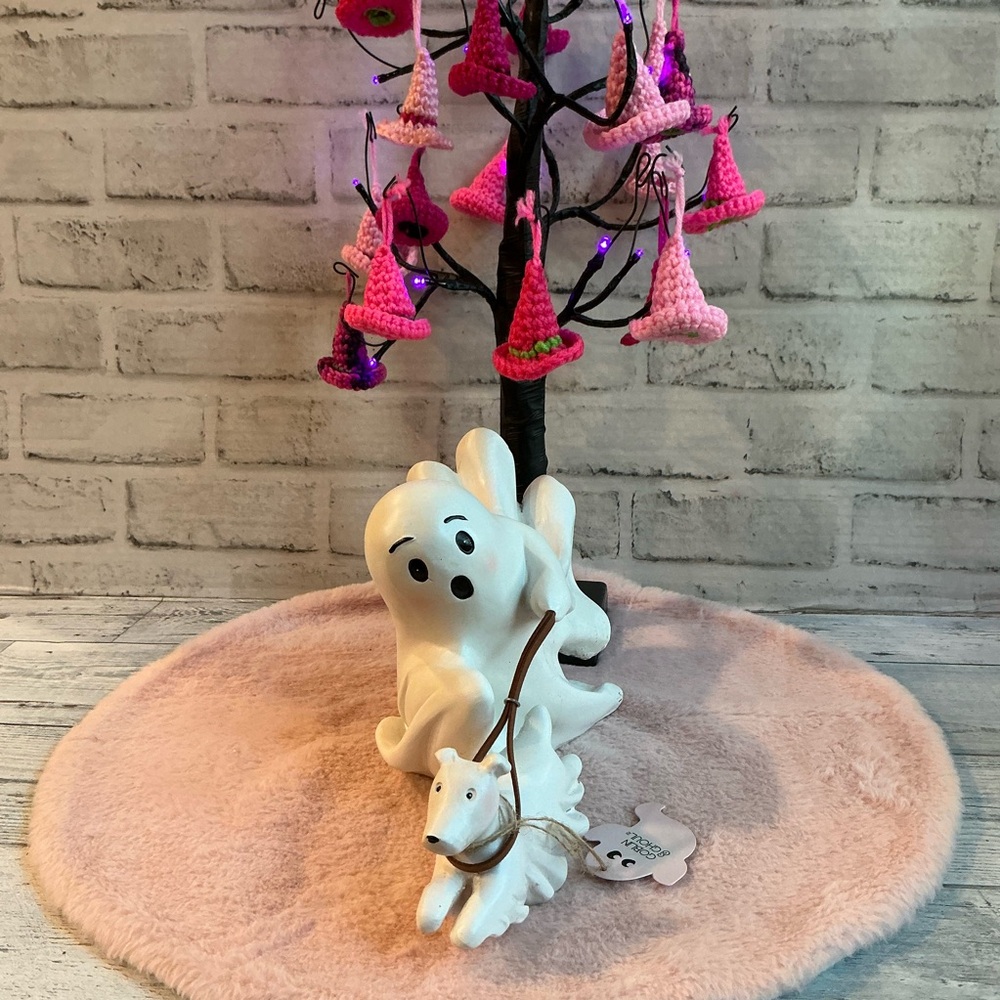 GOBLIN & GHOUL 11.5in Ghost With Dog